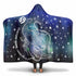 Personalized Cancer Horoscope Zodiac Star Sign Hooded Blanket