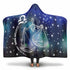 Personalized Libra Horoscope Zodiac Star Sign Hooded Blanket
