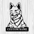 Personalized Horgi Metal Sign, Dog Owner Wall Art, Memorial Gift