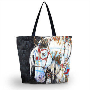 Soft Horse Shopping, Beach & Travel Bag - Freedom Look