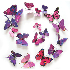 3D Magnet Butterflies Decoration - Freedom Look