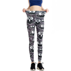 Black & Colorful Owl Leggins for Summer 2017 - Freedom Look