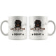 Personalized Hovawart Dog Mom Dad Mug, Custom Dog's Name Gift