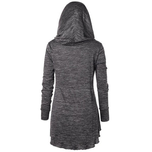 Long Sleeve Hooded Butterfly Top