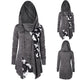 Long Sleeve Hooded Butterfly Top