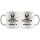 Personalized Ibizan Hound Dog Mom Dad Mug, Custom Dog's Name Gift