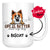 Personalized Icelandic Sheepdog Dog Mom Dad Mug, Custom Dog's Name Gift
