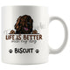 Personalized Irish Setter Dog Mom Dad Mug, Custom Dog's Name Gift