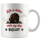 Personalized Irish Setter Dog Mom Dad Mug, Custom Dog's Name Gift