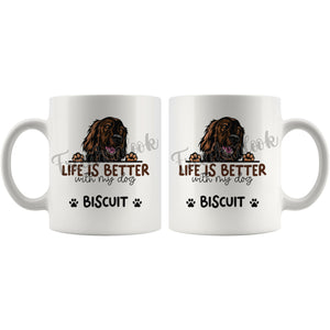Personalized Irish Setter Dog Mom Dad Mug, Custom Dog's Name Gift