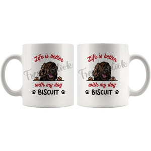 Personalized Irish Setter Dog Mom Dad Mug, Custom Dog's Name Gift
