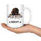 Personalized Irish Setter Dog Mom Dad Mug, Custom Dog's Name Gift