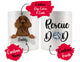 Personalized Irish Setter Dog Rescue Mom Dad Mug, Best Dog Owner Gift