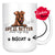 Personalized Irish Terrier Dog Mom Dad Mug, Custom Dog's Name Gift