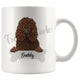 Personalized Irish Water Spaniel Dog Mom Dad Mug, Funny Dog Owner Gift