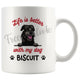 Personalized Irish Wolfhound Dog Mom Dad Mug, Custom Dog's Name Gift