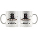Personalized Irish Wolfhound Dog Mom Dad Mug, Custom Dog's Name Gift