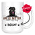 Personalized Irish Wolfhound Dog Mom Dad Mug, Custom Dog's Name Gift