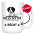 Personalized Istrian Hound Dog Mom Dad Mug, Custom Dog's Name Gift