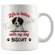 Personalized Istrian Hound Dog Mom Dad Mug, Custom Dog's Name Gift