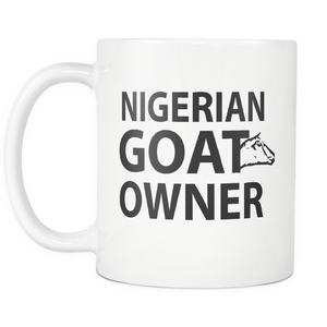 Nigerian Goats Owner Gifts - Nigerian Goat Coffee Mug - I Like & Love My Goats - Great Goat Gift For Men And Women (11 oz)