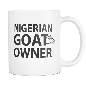 Nigerian Goats Owner Gifts - Nigerian Goat Coffee Mug - I Like & Love My Goats - Great Goat Gift For Men And Women (11 oz)