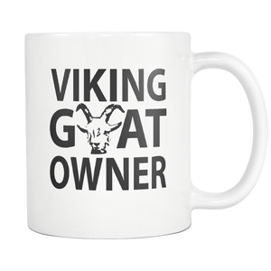 Viking Goats Owner Gifts - Viking Goat Coffee Mug - I Like & Love My Goats - Great Goat Gift For Men And Women (11 oz)
