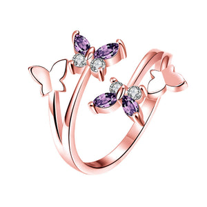 Trendy Butterfly Ring - 925 Sterling Silver - Freedom Look
