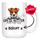 Personalized Jack Russel Terrier Dog Mom Dad Mug, Custom Dog's Name Gift