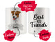 Personalized Jack Russell Terrier Dog Rescue Mom Dad Mug, Best Dog Owner Gift