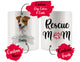 Personalized Jack Russell Terrier Dog Rescue Mom Dad Mug, Best Dog Owner Gift