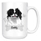 Personalized Japanese Chin Dog Mom Dad Mug, Funny Dog Owner Gift