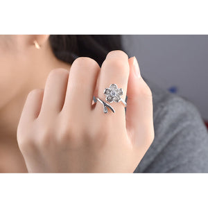 Lovely Flower Style Ring - Adjustable - Freedom Look