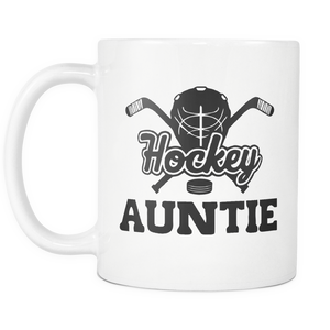 Hockey Aunt Mug - Worlds Greatest Auntie - I Love Auntie Mug - Great Gift For Your Aunt (11 oz) - Freedom Look