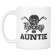 Hockey Aunt Mug - Worlds Greatest Auntie - I Love Auntie Mug - Great Gift For Your Aunt (11 oz) - Freedom Look
