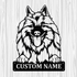 Personalized Keeshond Metal Sign, Dog Owner Wall Art, Memorial Gift
