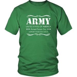 American US Army Veteran's Day Soldier Armed Forces Day Thank You Unisex T-Shirt