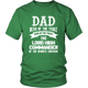 Funny Dad King Of Toilet Couch Commander Daddy Humorous Men T-Shirt