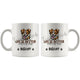Personalized Kromfohrlander Dog Mom Dad Mug, Custom Dog's Name Gift