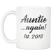 Auntie Again Mug - Aunt Again 2018 Mug - Aunt Established Mug - Aunt Est 2018 Mug - Great Gift For Aunt (11 oz) - Freedom Look