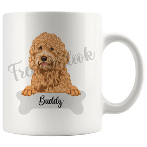 Personalized Labradoodle Dog Mom Dad Mug, Funny Dog Owner Gift