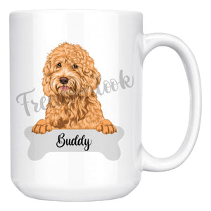 Personalized Labradoodle Dog Mom Dad Mug, Funny Dog Owner Gift