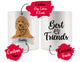 Personalized Labradoodle Dog Rescue Mom Dad Mug, Best Dog Owner Gift