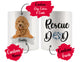 Personalized Labradoodle Dog Rescue Mom Dad Mug, Best Dog Owner Gift
