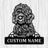 Personalized Labradoodle Metal Sign, Dog Owner Wall Art, Memorial Gift
