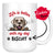 Personalized Labrador Retriever 2 Dog Mom Dad Mug, Custom Dog's Name Gift