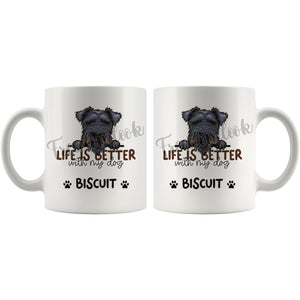 Personalized Lakeland Terrier Dog Mom Dad Mug, Custom Dog's Name Gift