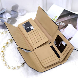 Latest Deer Women Leather Long Wallet - Freedom Look