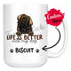 Personalized Leonberger Dog Mom Dad Mug, Custom Dog's Name Gift
