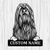 Personalized Lhasa Apso Metal Sign, Dog Owner Wall Art, Memorial Gift